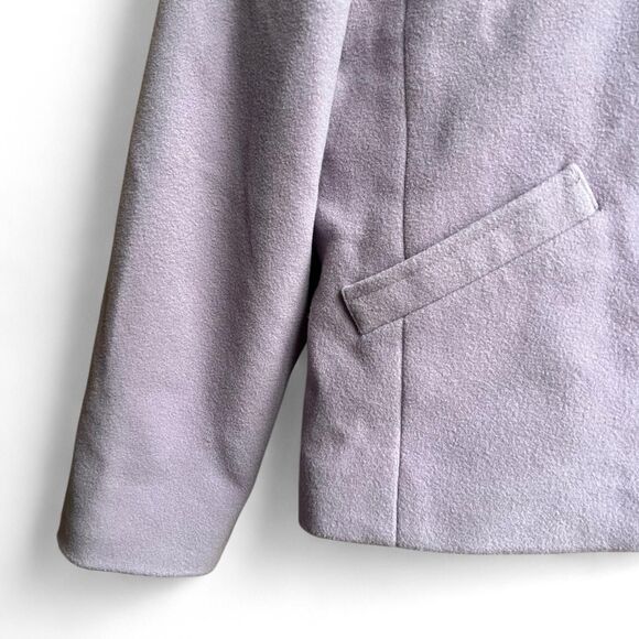 Vintage 100% wool lavender full-zip jacket by Graff - Picture 5 of 8